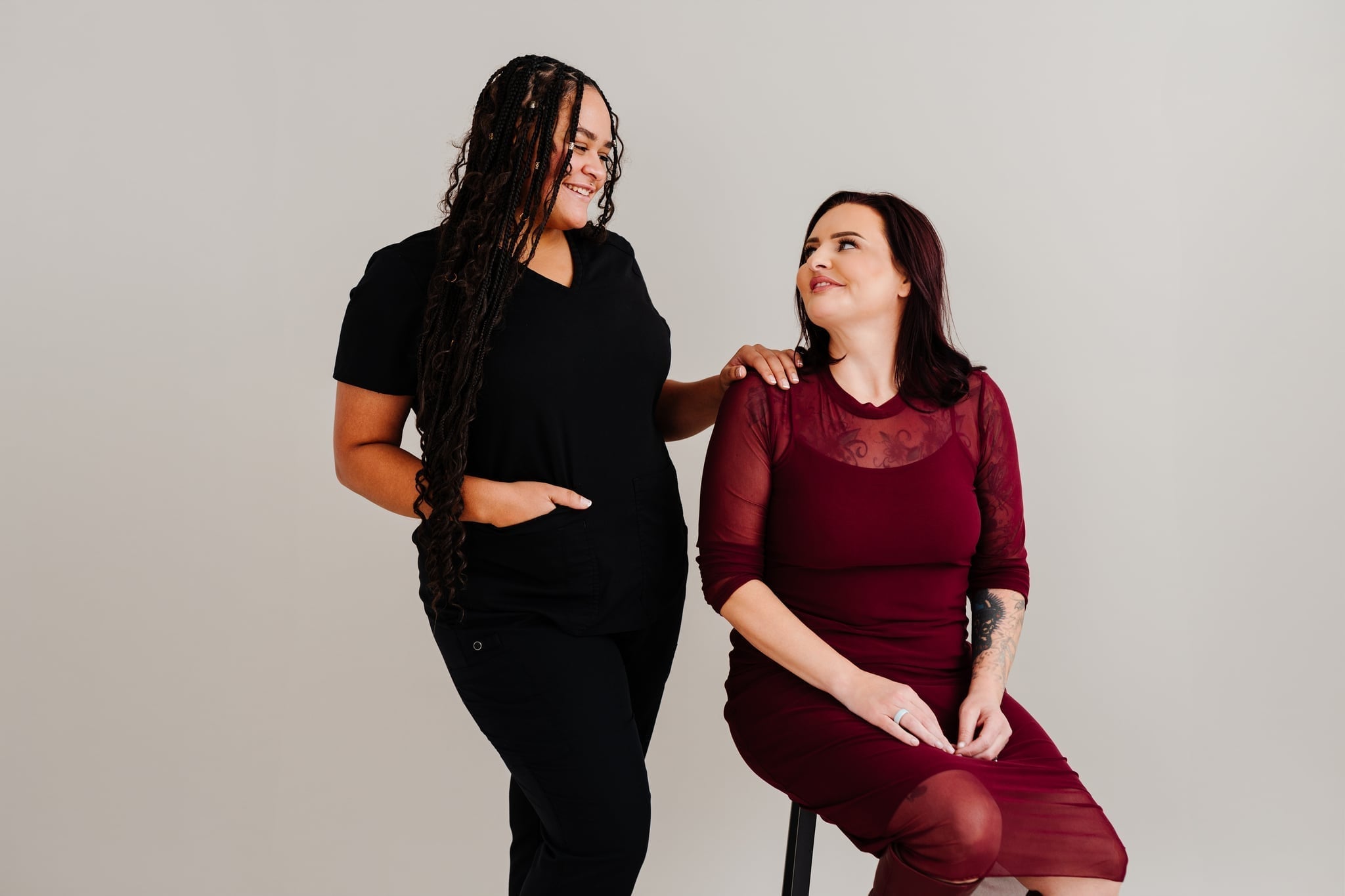 Sarah Sanchez during a treatment