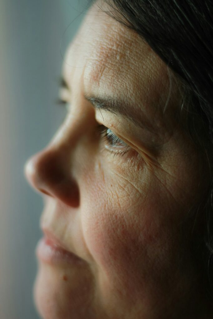 Profile of a woman's face